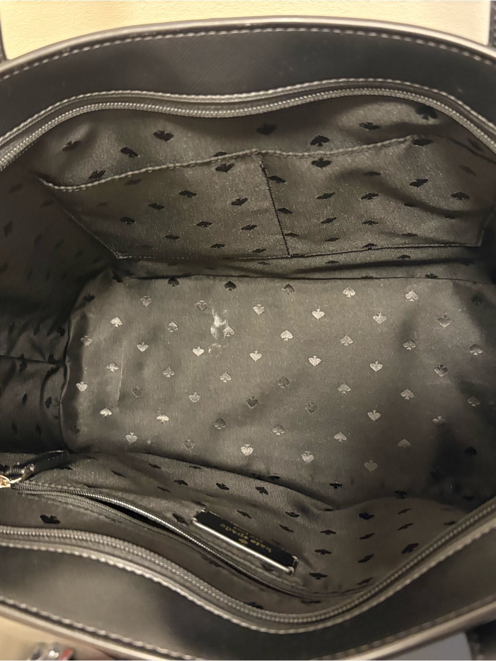 kate spade Black Saffiano Leather Tote - Picture 6 of 8